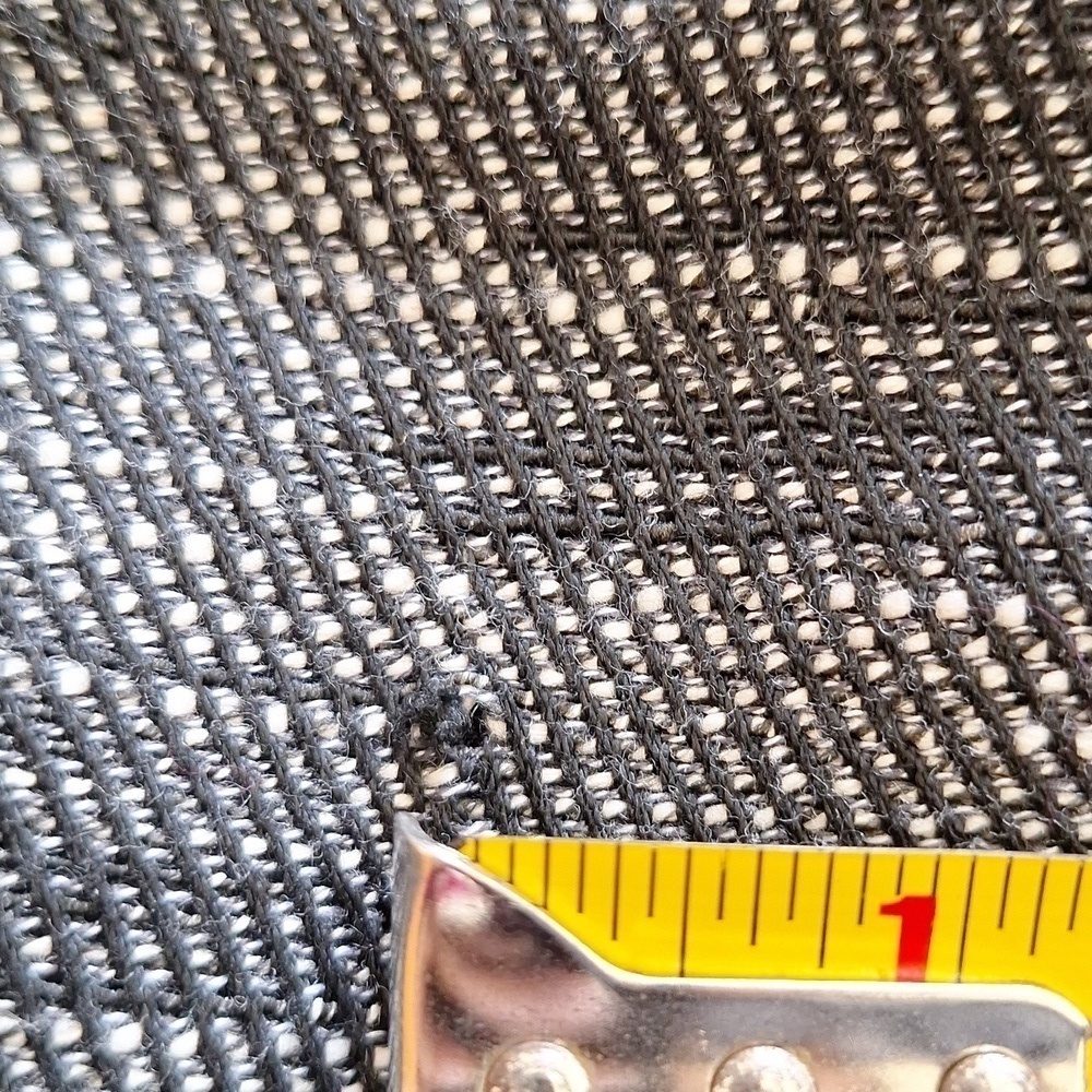 LOFT Heather Black and White Tweed Faux Wrap Skirt - Picture 16 of 16